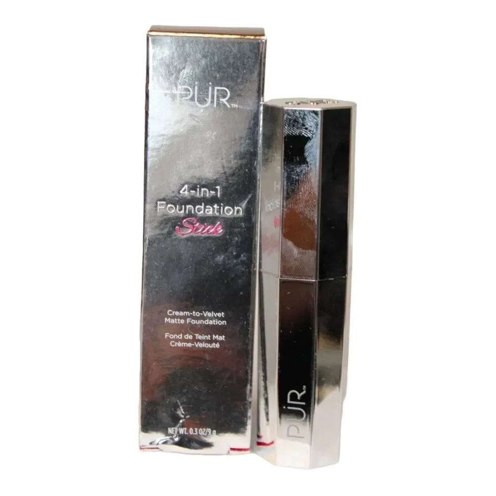 PUR MINERALS 4 IN 1 FOUNDATION STICK ~ MEDIUM DARK 0.3 OZ New In Box
